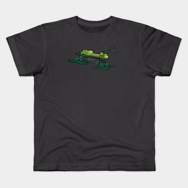 Zartan Swamp Skier Kids T-Shirt by JoelCarroll